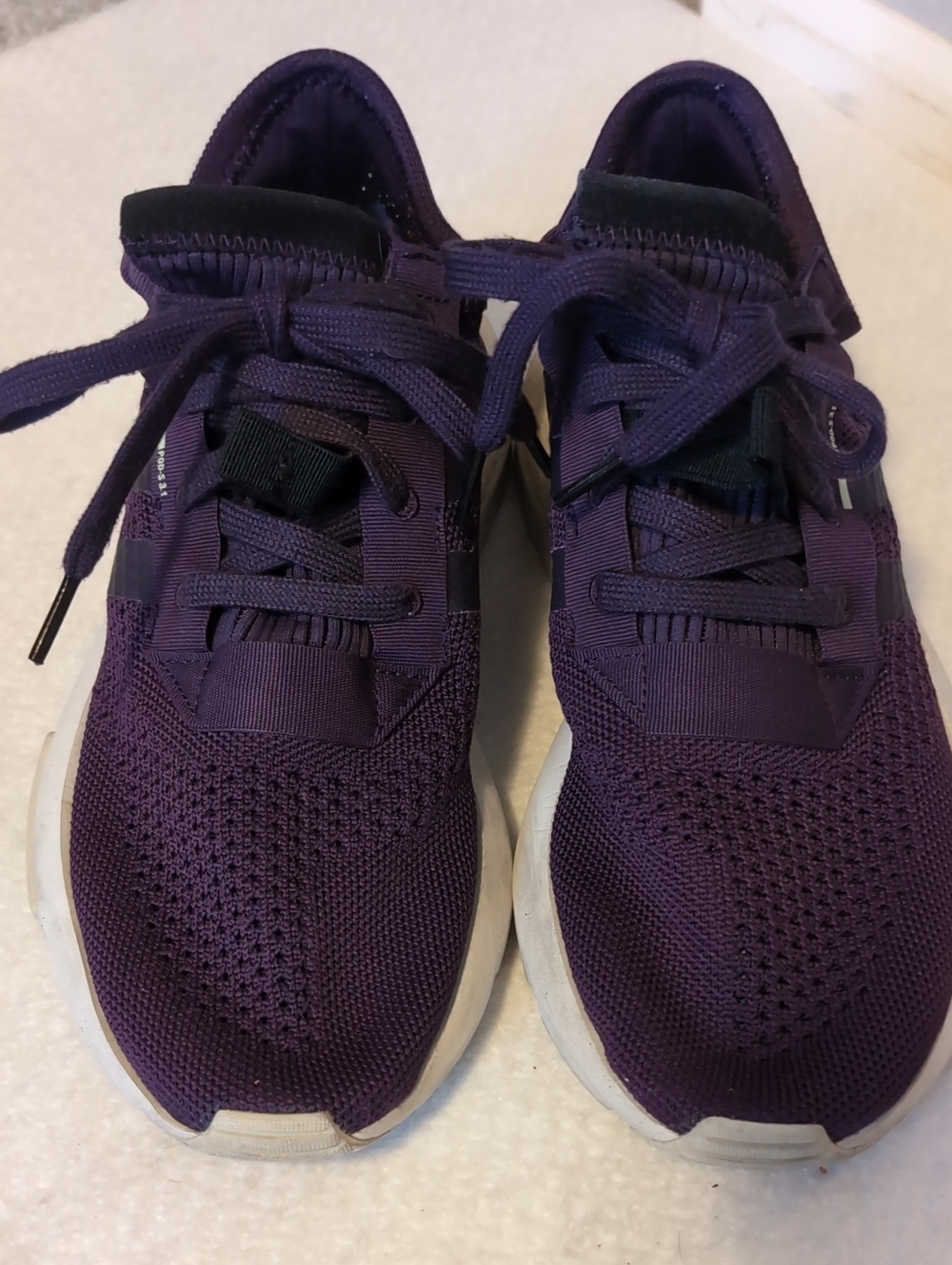 Adidas Purple Athletic Sneakers